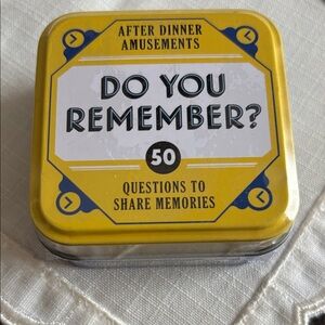'Do You Remember?' Game - Yellow